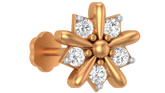 18K Gold & Diamond Nose Pin KRA50080